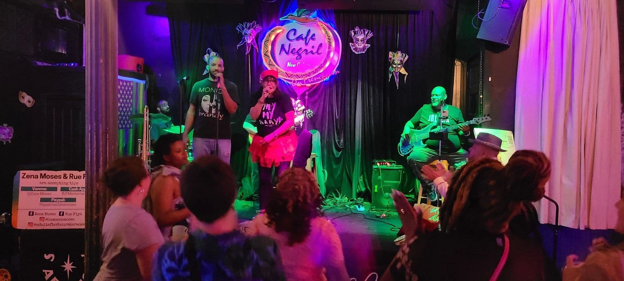 Frenchmen Street Private Party at Cafe Negril with Live Music and Full Service