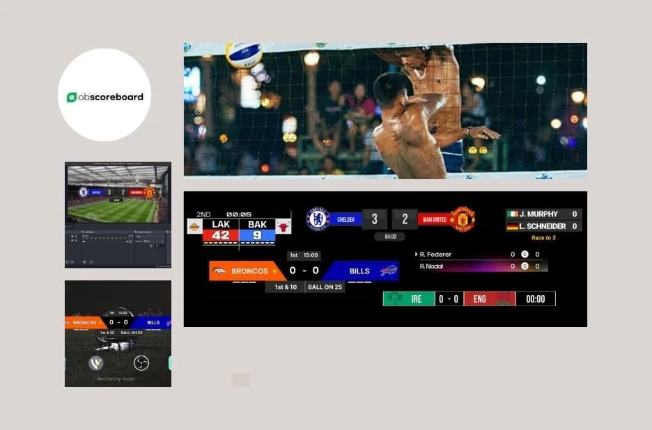 Obs Scoreboard Plugin for Seamless Live Scoring and Professional Sports Streaming Integration