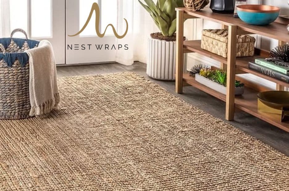 Handwoven Jute Rug Hall Runner in NZ for Warm, Natural Hallways by Nest Wraps