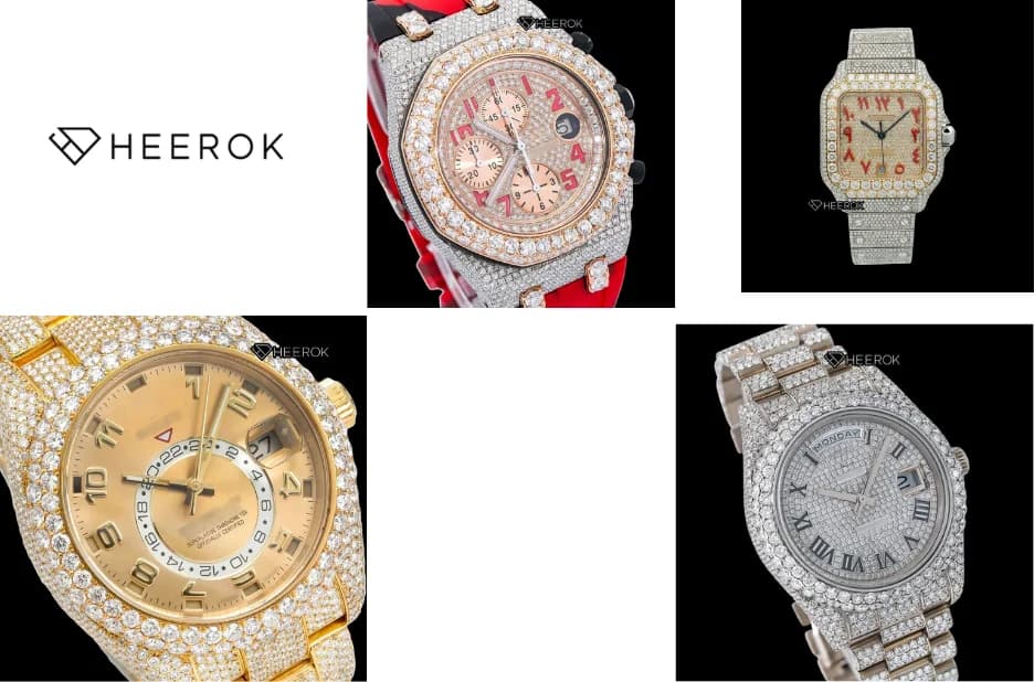 Elegant Cartier Style Moissanite Watch Combining Luxury and Timeless Brilliance