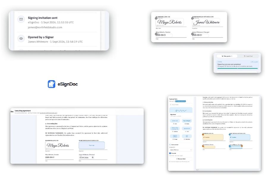 Local-Friendly Online Signing for Faster Business Deals