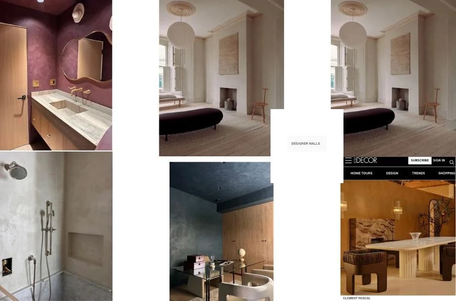 Explore Stylish Microcement Wall Finishes for Modern Los Angeles Interiors by Designerwalls.co