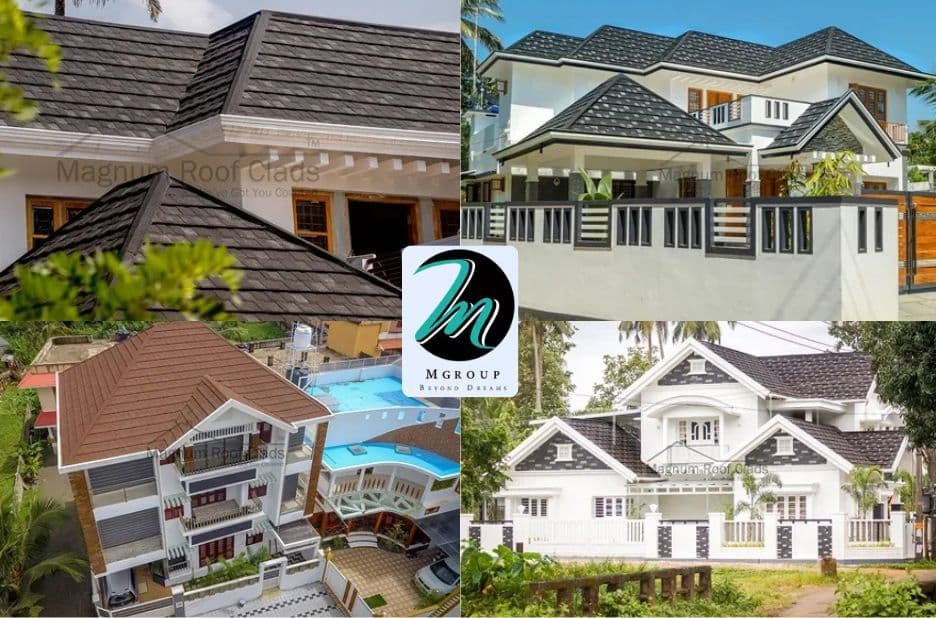 Stone Coated AluZn150 Roofing for Kerala Homes and Commercial Buildings by Magnumroofclads.com