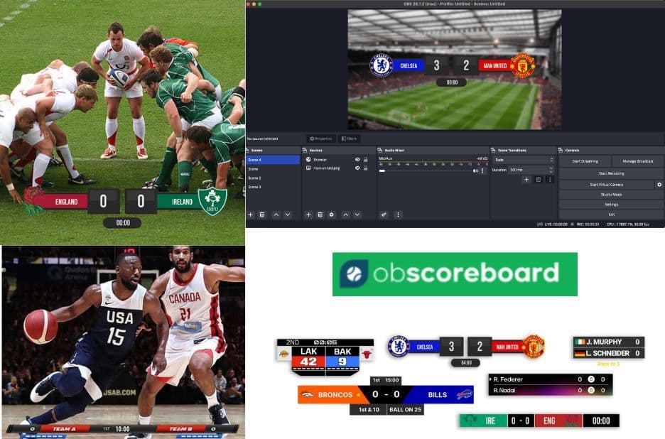 Basketball Scoreboard Overlay OBS for Cleaner Live Score Updates and Broadcasts