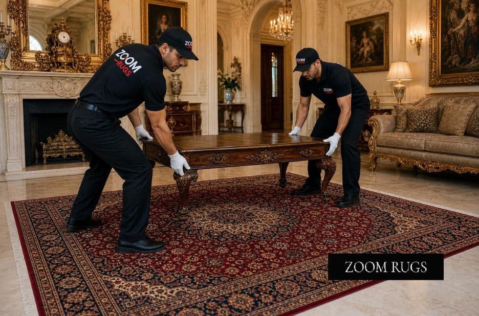 Rug Repair Near Me by Zoom Rugs Services LLC for Worn and Damaged Rugs
